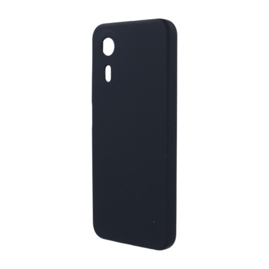 Capa de Silicone com Moldura de Câmera para Oppo A17 Preto